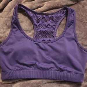 ZYIA Purple Racerback Sports Bra